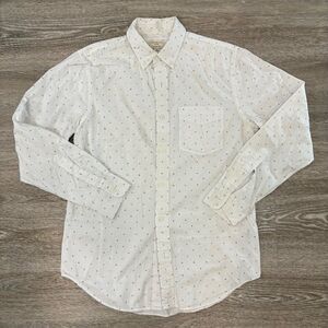 Club Monaco Classic Fit Cotton White Shirt  sz S